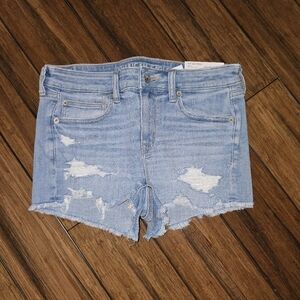 American Eagle Next Level Stretch Shorty Low Rise Shorts Size 8 New With Tag